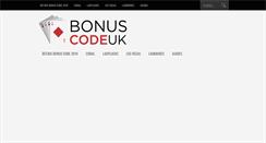 Desktop Screenshot of bonuscodeuk.com